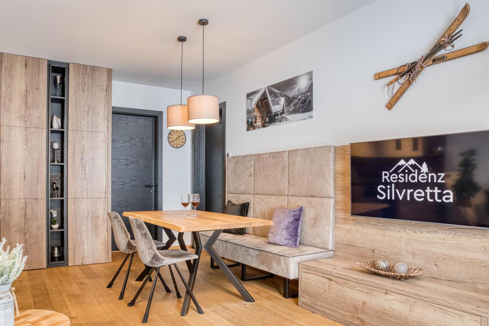 Exklusiv Und Elegantes Apartment In Der Residenz Silvretta - Inklusive Silvretta Card Premium See Exteriör bild